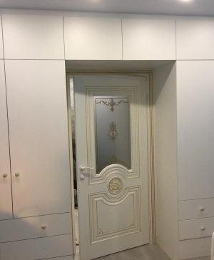 Шкаф с распашными дверями и антресолью в спальню №26 1692
